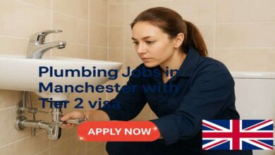 Plumbing Jobs in Manchester with Tier 2 visa