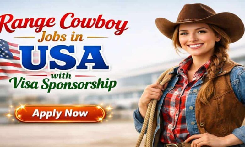 Range Cowboy Jobs in USA with Visa Sponsorship