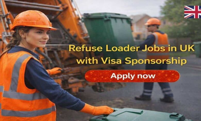 Refuse Loader Jobs in UK with Visa Sponsorship