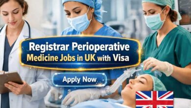 Registrar Perioperative Medicine Jobs in UK with Visa