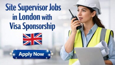 Site Supervisor Jobs in London with Visa Sponsorship
