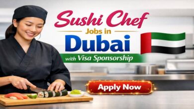 Sushi Chef Jobs in Dubai with Visa Sponsorship