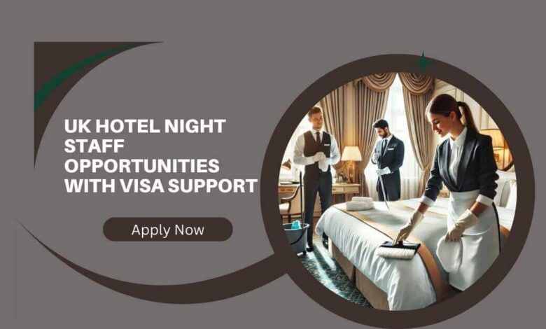 UK Hotel Night Staff Opportunities With Visa Support