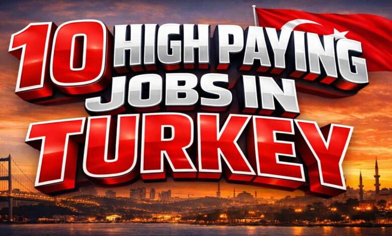 10 High Paying Jobs in Turkey