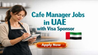Cafe Manager Jobs in UAE with Visa Sponsor