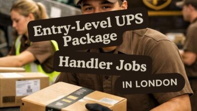 Entry-Level UPS Package Handler Jobs in London