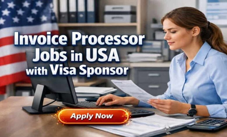 Invoice Processor Jobs in USA with Visa Sponsor