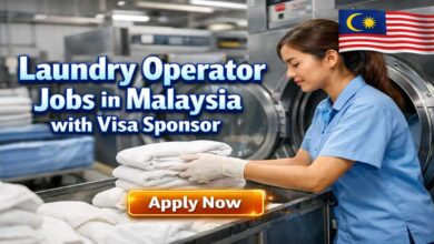 Laundry Operator Jobs in Malaysia with Visa Sponsor