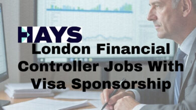 London Financial Controller Jobs With Visa Sponsorship
