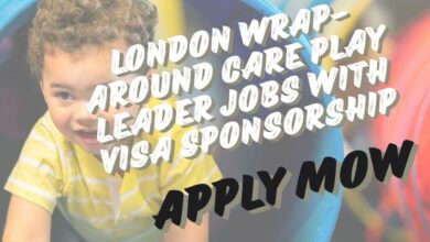 London Wrap-Around Care Play Leader Jobs with Visa Sponsorship