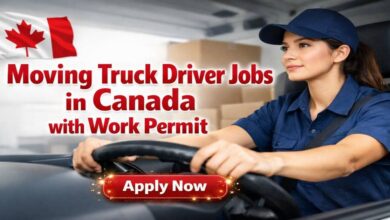 Moving Truck Driver Jobs in Canada with Work Permit