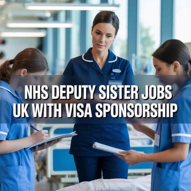 NHS Deputy Sister Jobs in UK with Visa Sponsorship