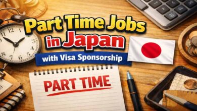 Part Time Jobs in Japan with Visa Sponsorship