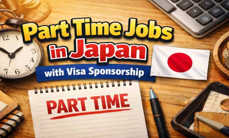 Part Time Jobs in Japan with Visa Sponsorship