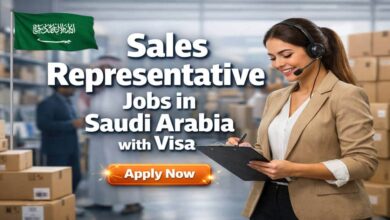 Sales Representative Jobs in Saudi Arabia with Visa