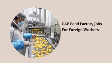 UAE Food Factory Jobs For Foreign Workers