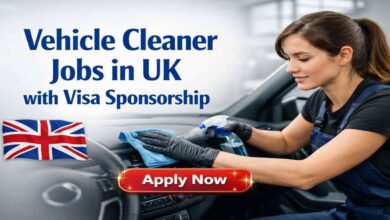 Vehicle Cleaner Jobs in UK with Visa Sponsorship