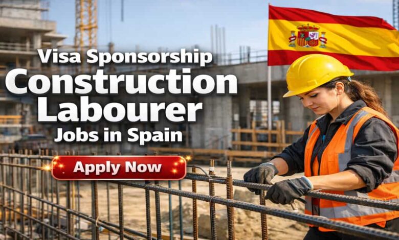 Visa Sponsorship Construction Labourer Jobs in Spain
