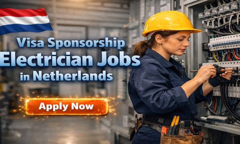 Visa Sponsorship Electrician Jobs in Netherlands