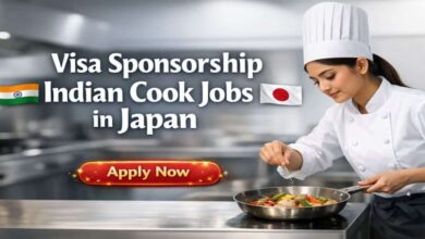 Visa Sponsorship Indian Cook Jobs in Japan
