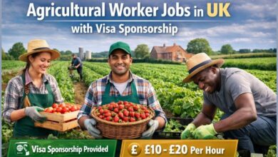 Agricultural Worker Jobs in UK with Visa Sponsorship