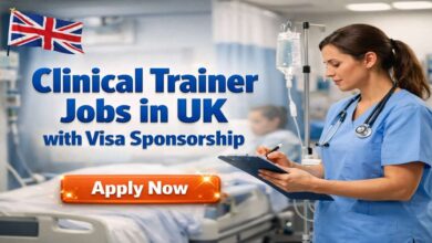 Clinical Trainer Jobs in UK with Visa Sponsorship