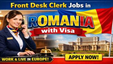 Front Desk Clerk Jobs in Romania with Visa