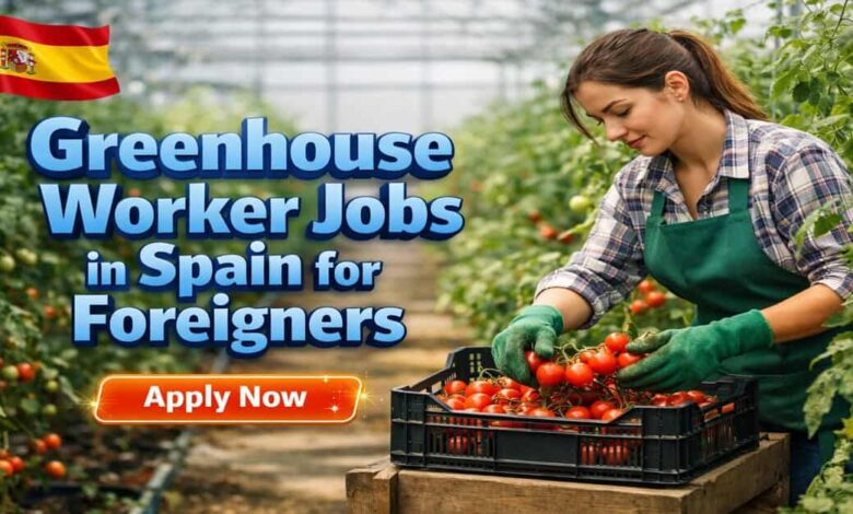 Greenhouse Worker Jobs in Spain for Foreigners