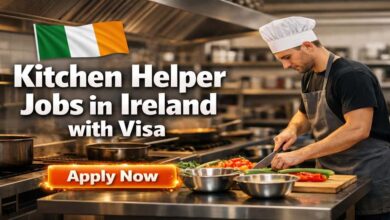 Kitchen Helper Jobs in Ireland with Visa
