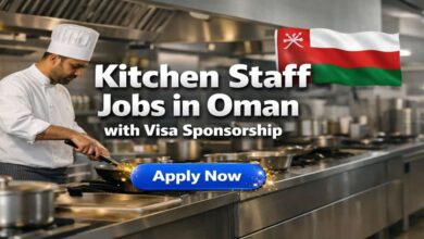Kitchen Staff Jobs in Oman with Visa Sponsorship