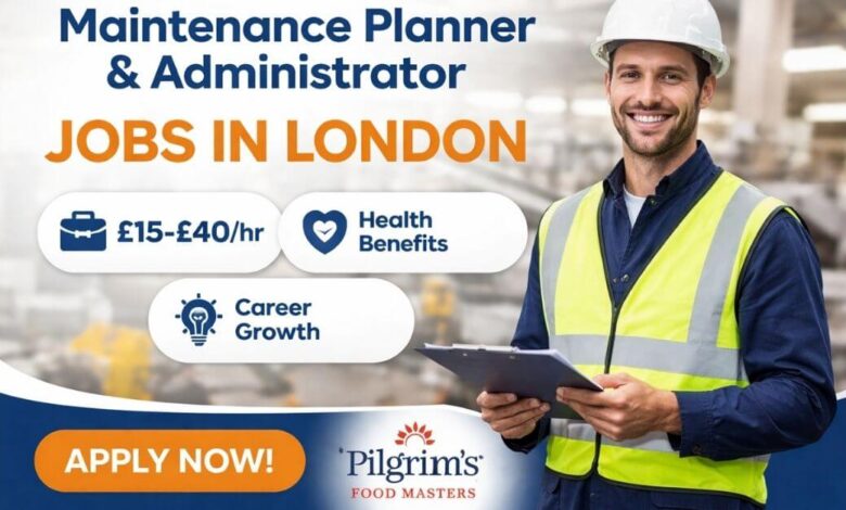 Maintenance Planner and Administrator Jobs in London