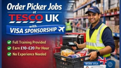 Order Picker Jobs at Tesco UK with Visa Sponsorship
