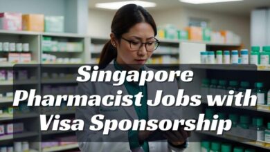 Singapore Pharmacist Jobs with Visa Sponsorship