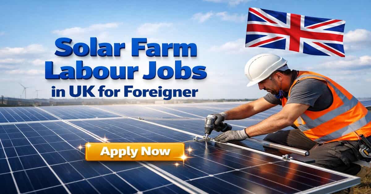 Solar Farm Labour Jobs in UK for Foreigner