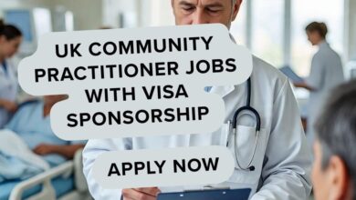 UK Community Practitioner Jobs with Visa Sponsorship