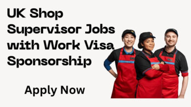UK Shop Supervisor Jobs with Work Visa Sponsorship