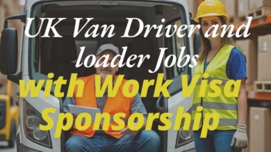 UK Van Driver and loader Jobs with Work Visa Sponsorship