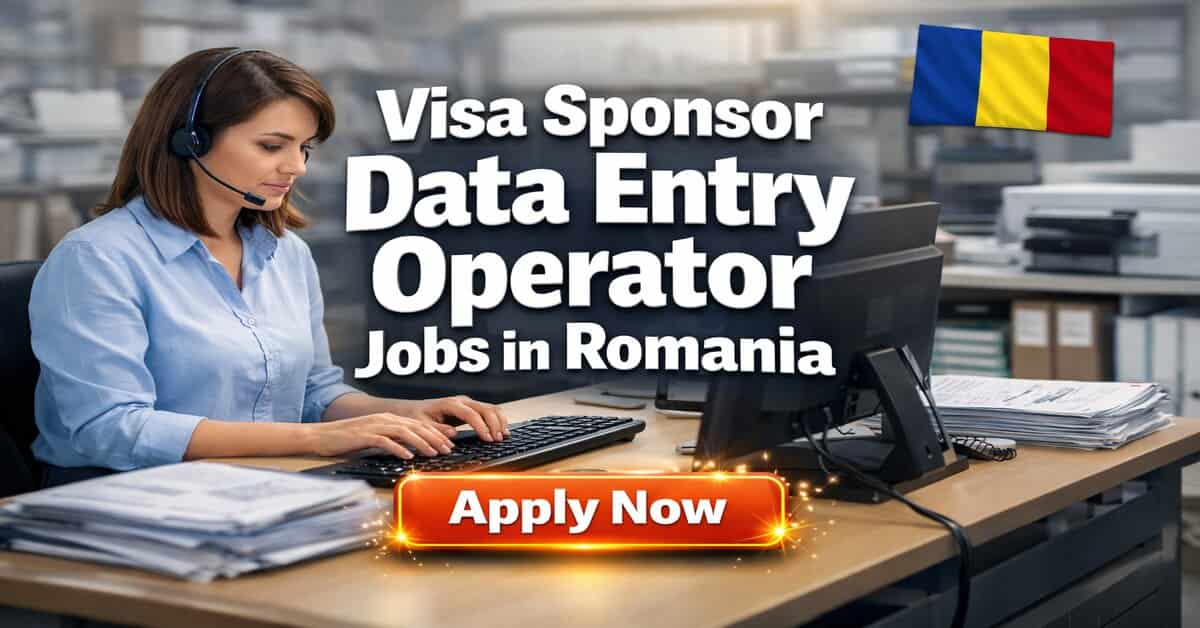 Visa Sponsor Data Entry Operator Jobs in Romania