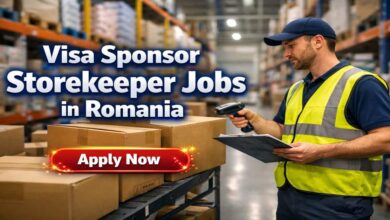 Visa Sponsor Storekeeper Jobs in Romania