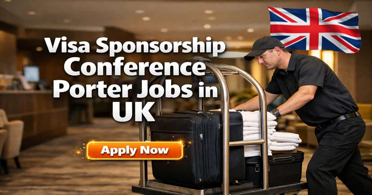 Visa Sponsorship Conference Porter Jobs in UK