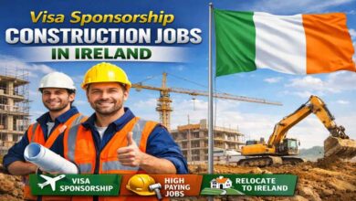 Visa Sponsorship Construction Jobs in Ireland