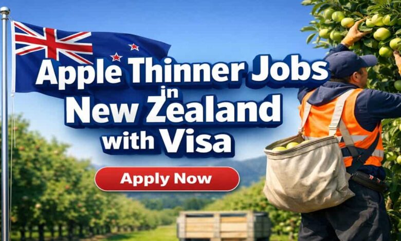 Apple Thinner Jobs in New Zealand with Visa