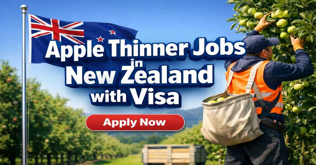 Apple Thinner Jobs in New Zealand with Visa