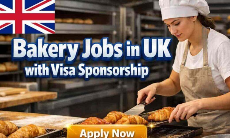 Bakery Jobs in UK with Visa Sponsorship