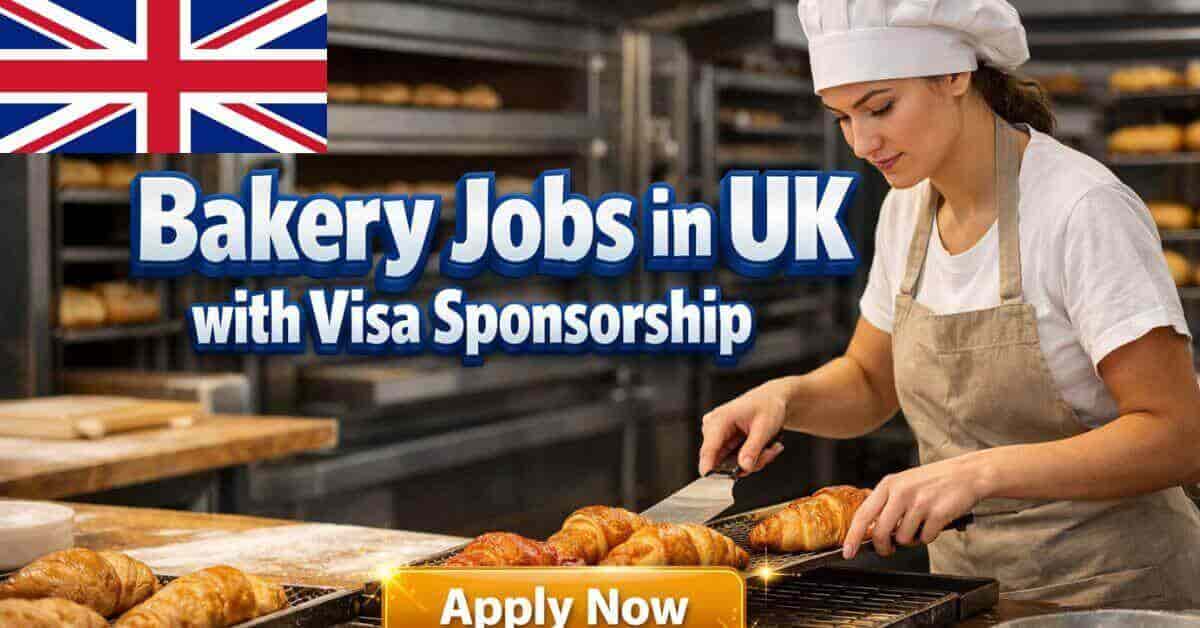 Bakery Jobs in UK with Visa Sponsorship