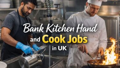 Bank Kitchen Hand and Cook Jobs in UK