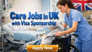 Care Jobs in UK with Visa Sponsorship