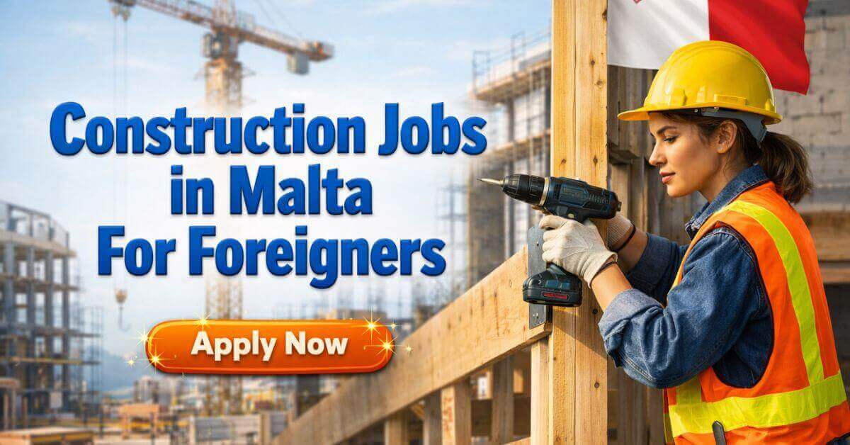 Construction Jobs in Malta For Foreigners