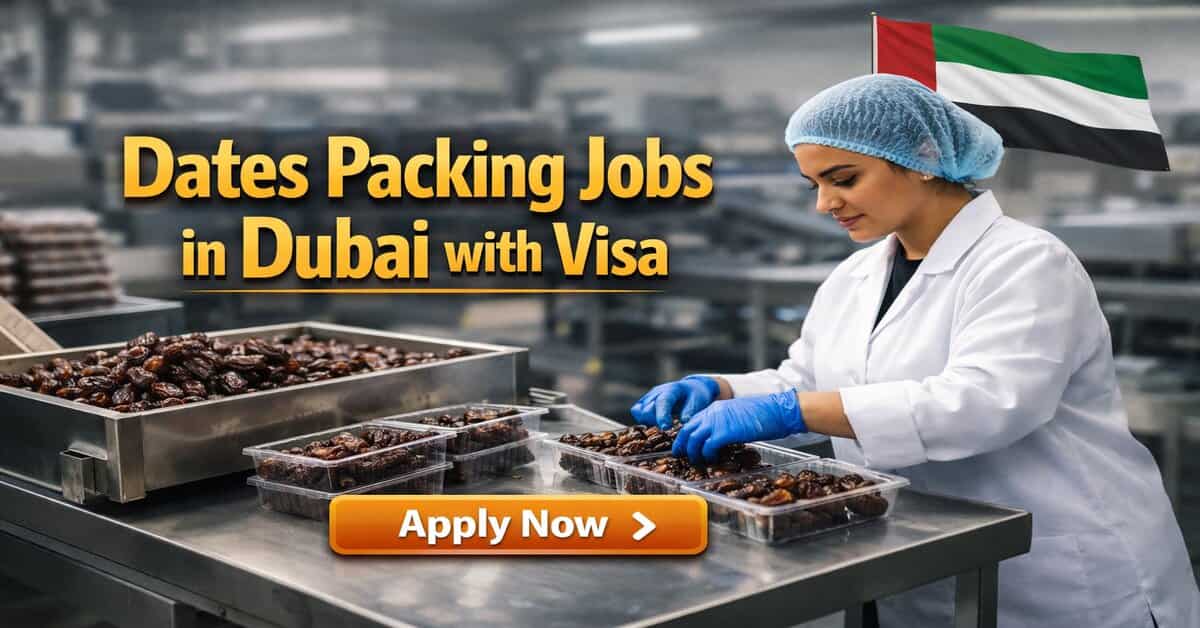 Dates Packing Jobs in Dubai with Visa