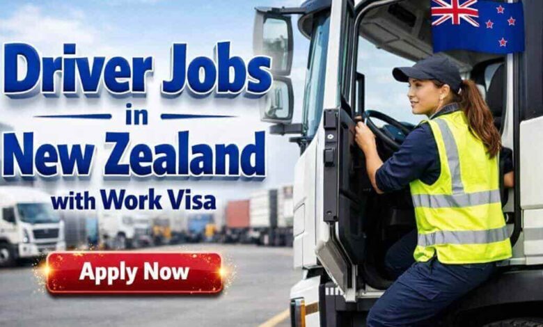 Driver Jobs in New Zealand with Work Visa